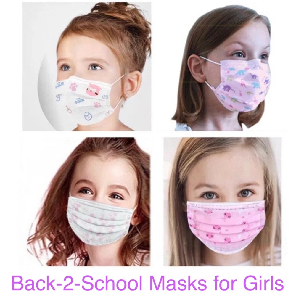 10 Protective Girls Masks NEW